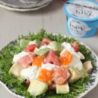 5分で完成！サーモンとスキルのクリーミーサラダ