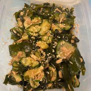 おかか昆布🍙の作ってみた!投稿(【きゅうりとわかめとツナのさっぱり酢の物】基本！定番の味！)