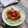 お魚と厚揚げのケチャップソース和え|思い出の給食メニュー♪