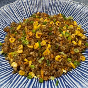 楽ラク手抜キッチン🐶🐾の作ってみた!投稿(パパッと！コクうま！ツナコーン炒飯の作り方)