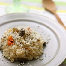 ちめんじゃことミニトマトの簡単リゾット