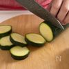【ズッキーニのマヨチーズ焼き】トースターで簡単!じゅわっと♡の工程1