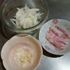 ワンパンで！菜の花のピリ辛パスタの工程1
