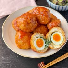 【鶏むね肉と冷凍豆腐の紫蘇玉肉巻きチキン】節約/かさまし
