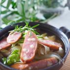 【レンジで簡単】ウインナーとキャベツのレンチンスープ#時短
