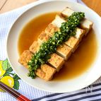 万能ニラだれで厚揚げステーキ