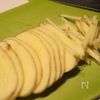 じゃがいもとそぼろのカレー炒めの工程1