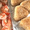焼きおにぎり&えび甘辛焼きお弁当の工程4