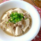 免疫力アップ〝舞茸と豆腐の鶏あんかけ〟調味料ひとつでおいしい