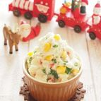 レンジで。クリスマス・クリーミーポテトサラダ