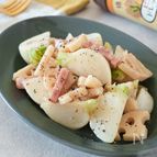 【旬のごちそう】かぶとれんこんのホットごまサラダ