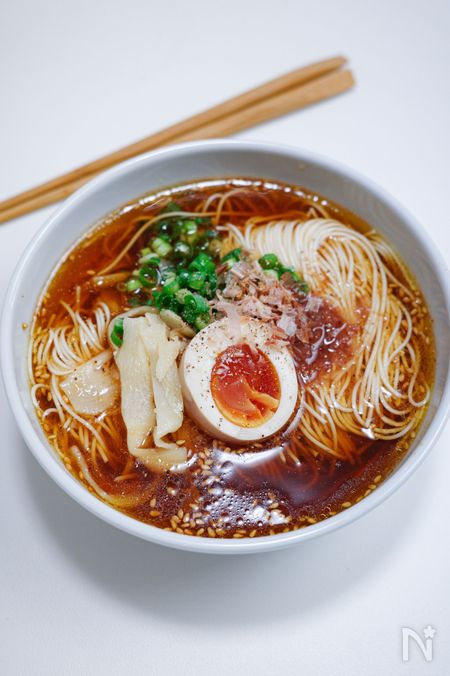 ラーメン風そうめん完成