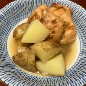 りんごの作ってみた!投稿(『がんもとじゃが芋のほっこり煮』簡単で美味しい和食の副菜)