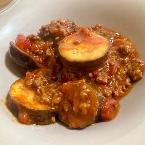 ゆかりの作ってみた!投稿(【なすミートごはん】カフェ風！ご飯が止まらない！)
