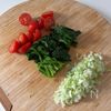 レンジで簡単『ほうれん草のネギだれ和え』の工程2