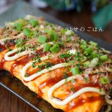 卵焼き器で簡単♪『もやしたっぷり♪満足とんぺい焼き＊』
