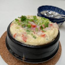 スフレみたいにふわふわ韓国の茶碗蒸し「ケランチム」