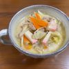 こむぎの作ってみた!投稿(［ちゃんぽん風にゅうめん］栄養満点！柚子こしょうがアクセント)