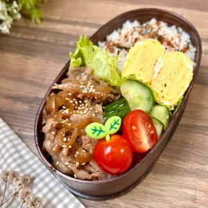 のりのり🐾🎀🤍の作ってみた!投稿(下味要らず！豚こまで家計の味方◎家族が喜ぶ生姜焼き)