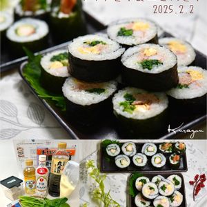 クラ蔵の作ってみた!投稿(『ツナマヨとカニカマのサラダ巻き』恵方巻・お祝いにも♫)