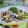 サトちゃんの作ってみた!投稿(なす&きゅうり&大葉の旨ぽんダレ梅肉しらす和え)