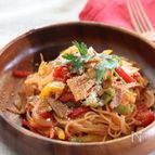 【懐かしくて優しい味】子供も大好き！野菜たっぷりナポリタン