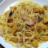 はるねこの作ってみた!投稿(かぼちゃとベーコンのクリームパスタ)