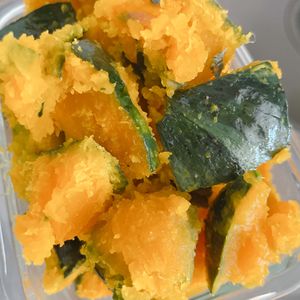 1322383の作ってみた!投稿(【かぼちゃのうま味しおバター】レンジで5分！子供に大人気♪)