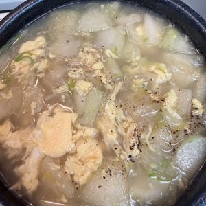 料理初心者🔰の作ってみた!投稿(【ほっこり温まる】冬瓜と長葱の卵スープ)