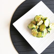 夏の定番！キュウリのごまみそ和え
