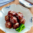 パクパクいけちゃう♩ふわふわ肉団子の甘酢あん