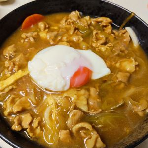 もんぶらん°・*:.。.☆の作ってみた!投稿(本格和風カレーうどん│寒い日に！市販のルウでお手軽にお店の味)