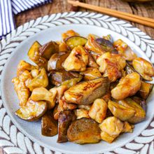 帰宅後10分!【鶏肉と茄子のぽん酢照り焼き】ご飯が進む♡