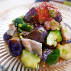 夏がギュ☆『南蛮漬け風♪なすと豚バラのかち割りきゅうり♪』