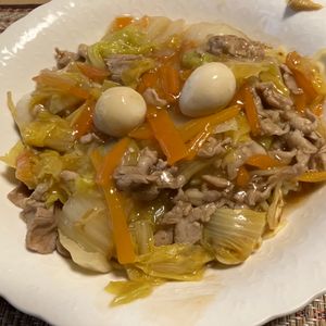 チョメ奴の作ってみた!投稿(【あんかけ焼きそば】とろ〜り熱々あんと、パリっと香ばし麺！)