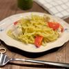 茹でて和えるだけ！もちもちバジルチキン麺