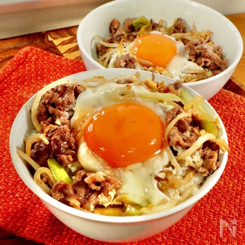ワンパンでかさまし！目ん玉牛すき風