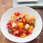 【作り置き】揚げない。塩鮭とたっぷり野菜のトマトマリネ