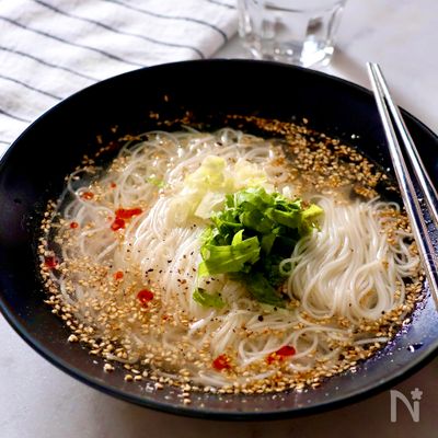 《5分💚ラーメンみたいな『塩素麺』そうめんある？》