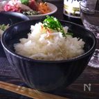かにの取り難い部分で　かにの炊き込みご飯