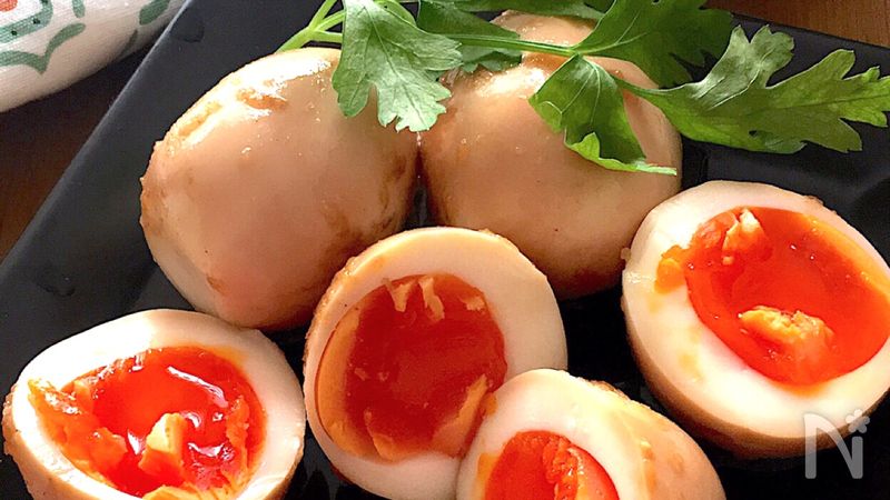 めっちゃ美味しい おつまみに最高 にんにくプンプン味玉 By ともきーた 伊藤 智子 レシピサイト Nadia ナディア プロの料理家のおいしいレシピ