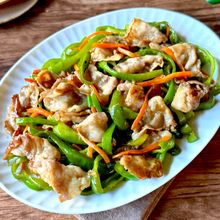 ワンパン10分【豚バラとピーマンの中華風炒め】ご飯がすすむ♪