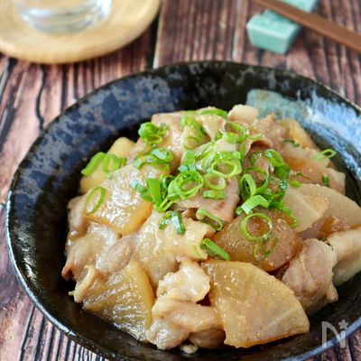 味染み〜♡豚バラ大根のこっくりオイスター煮