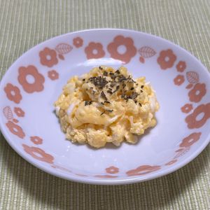 キャピタンの作ってみた!投稿(レンジで作れる？ホテル級のふわふわスクランブルエッグ)