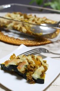 かぼちゃのチーズ焼き♪カレー風味