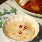 新玉ねぎで！らっきょう風甘酢漬け