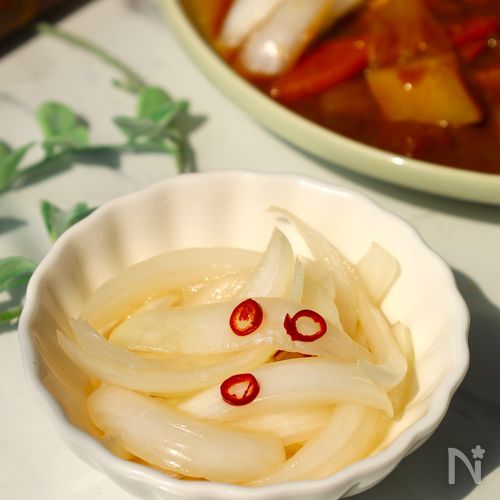 新玉ねぎで!らっきょう風甘酢漬け