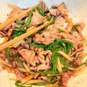 1153192の作ってみた!投稿(【豚肉とじゃがピーマンのオイスター炒め】調味料4つで絶品中華)