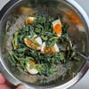 あと一品に♪抱えて食べたい│ほうれん草とゆで卵のオイマヨ和えの工程4