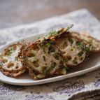 【ヘルシーおつまみ】蓮根のカリッと青のりチーズ焼き